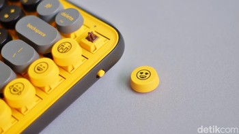 Pengguna dapat mengganti dengan mudah tombol tersebut. Foto: Adi Fida Rahman/detikINET