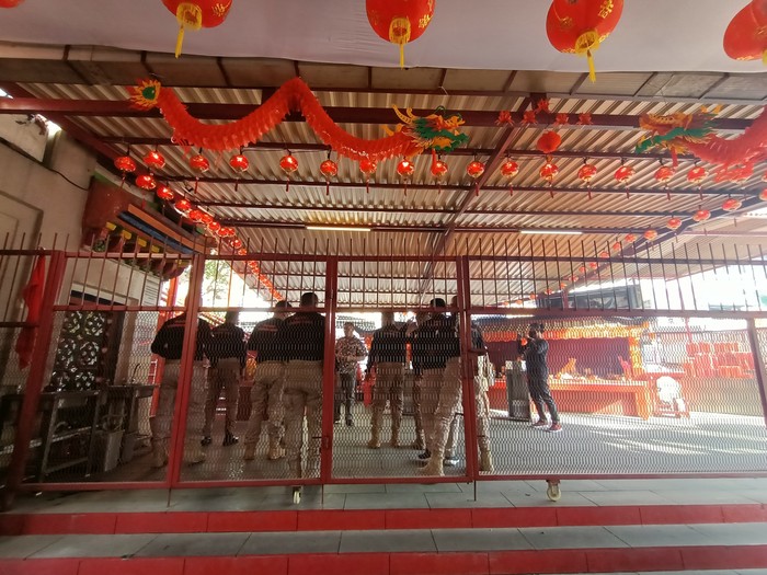 Suasana di Vihara Dharma Bakti, Glodok, Jakbar (Karin-detikcom)