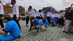 Tampang Lesu Ketum GMBI Cs Saat Berbaju Tahanan