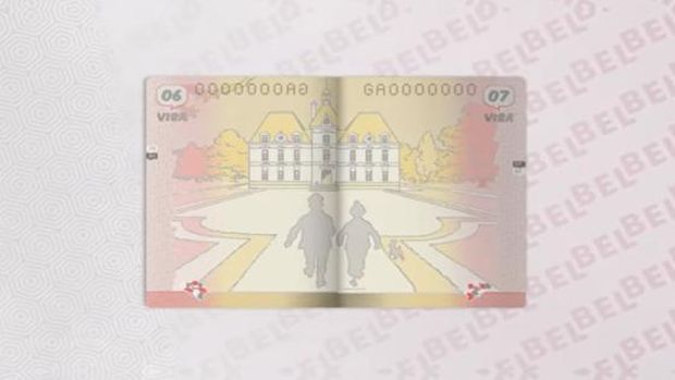Paspor Tintin milik Belgia.