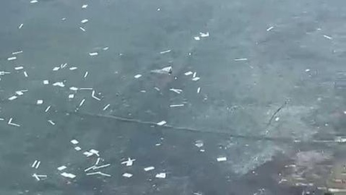 viral limbah medis tes antigen dibuang ke selat bali