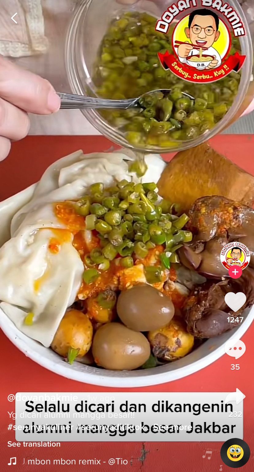 5 Mie Ayam Kaki Lima Ini Viral di TikTok, Sudah Pernah Coba?
