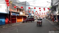 Begini suasana di kawasan Pasar Lama Tangerang, Selasa (1/2/2022).