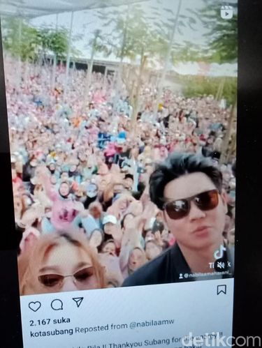 Konser Tri Suaka dan Nabila Maharani dibanjiri lautan manusia di Subang