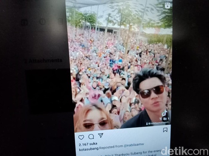 Konser Tri Suaka dan Nabila Maharani dibanjiri lautan manusia di Subang