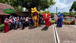 Libur Imlek, Barongsai Warna-warni Hibur Wisatawan di Lembang