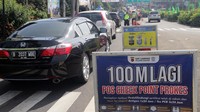 Pemberlakuan rekaya lalu lintas ganjil-genap ini dilakukan untuk menekan penyebaran COVID-19 di kawasan wisata pada libar Imlek.