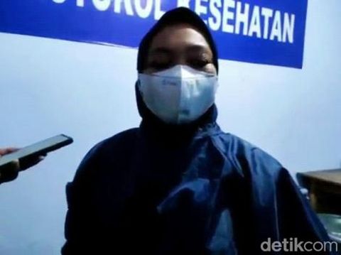 limbah  medis tes antigen dibuang di selat bali
