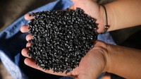 Begini biji plastik yang dihasilkan.