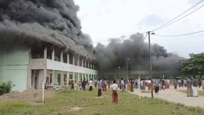 Ponpes di Rokan Hulu Riau terbakar