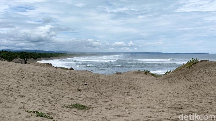Potret 'Sahara van Garut', Gumuk Pasir Hits dari Pantai Selatan Garut selatan tak cuma punya Santolo dan Rancabuaya. Berada 90 km dari kota Garut, Pantai Sayang Heulang punya tempat wisata yang dijuluki 'Sahara van Garut'.