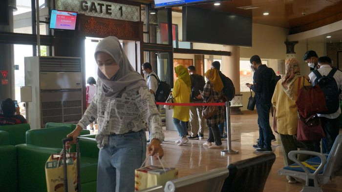 Terminal A Bandara Adisutjipto kembali dioperasionalkan.