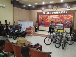 Ikut Vaksin di Pamekasan Berhadiah Motor dan Sepeda Lho