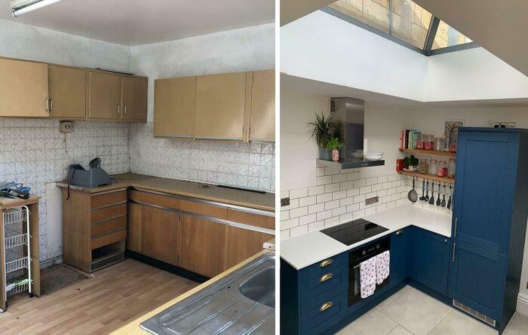 Before after renovasi