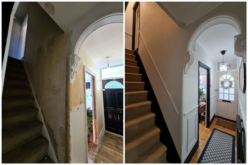 Before after renovasi