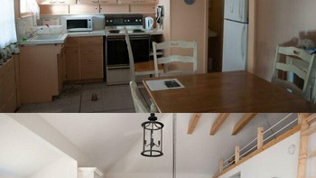 Ruang makan dan dapur jadi lebih enak dipandang mata.Foto: Boredpanda