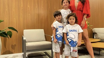 Dia dikaruniai 3 anak yang menggemaskan. Foto: Instagram/Cristina Vita Aranda