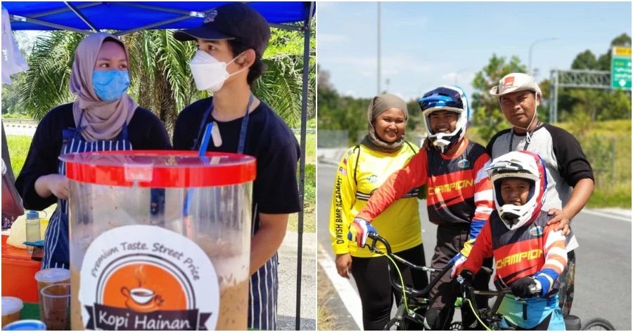 Demi Ikut Kejuaraan Sepeda, Remaja Ini Jualan Kopi di Pinggir Jalan