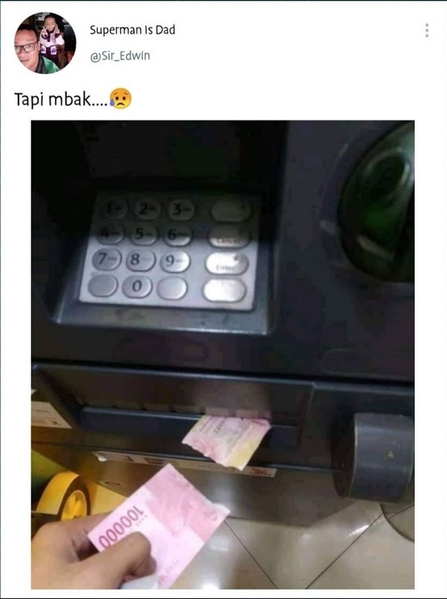Kalau yang ini sih bikin nyesek banget. Napsu makan auto hilang deh setelahnya. Bukannya untung malah jadi merugi nih kalau begini. Foto: Instagram