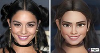fotoinet Begini Wajah Seleb Dunia Jika Menjadi Karakter Disney
