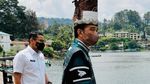 Momen Jokowi Momotoran di Danau Toba Bareng Sandiaga