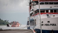 Pelabuhan penyeberangan dan KMP yang telah diresmikan ini diharapkan dapat mendukung keberadaan Danau Toba sebagai salah satu destinasi wisata unggulan di Tanah Air. Foto: Kemenparekraf