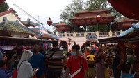 Antusias warga menghabiskan libur ke Kampung China Cibubur ternyata tidak surut walau tidak ada perayaan Imlek.  (dok Kampung China Cibubur/Istimewa)