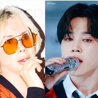 Dia pun kerap bergaya seperti idolanya itu. Seperti penampilannya ini Oli London pun memiliki cardigan guci seperti yang dimiliki Jimin BTS. Foto: Instagram