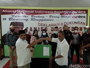 Relawan di Bandung Deklarasi Dukung Anies Baswedan Maju Pilpres 2024