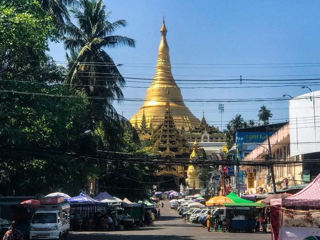 Situasi di Yangon, Myanmar, saat peringatan setahun kudeta militer