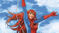 Di cover The Amazing Spider-Man volume #1, Spider-Man jadi perempuan. Sampul ini digambar oleh Romina Jones. (Foto: dok. Marvel Comics)