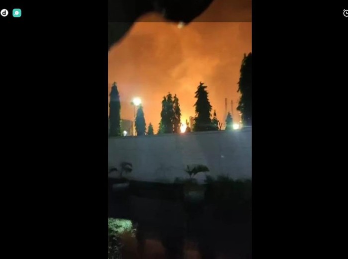 Tangkapan layar video viral.
