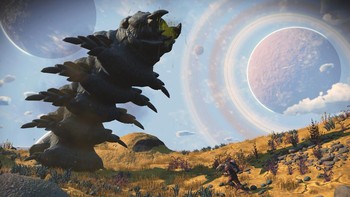 Pemain bisa fokus dengan gameplay No Mans Sky, di antaranya eksplorasi, bertahan hidup, berdagang dan bertarung. Foto: (Steam).