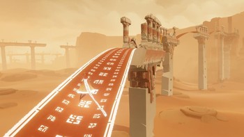 Journey menjadi judul lain yang dihasilkan oleh kerja keras tim Thatgamecompany, dan ini menjadi yang paling populer. Foto: (Steam).