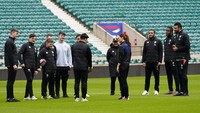 Kate Middleton, Duchess of Cambridge, memulai debutnya sebagai pelindung kerajaan baru dari Rugby Football Union dan Rugby Football League pada Rabu, (2/2/2022). Kate mengambil alih peran yang sebelumnya dipegang oleh saudara iparnya Pangeran Harry. AP/Alberto Pezzali