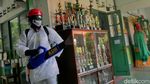 Cegah Penyebaran Omicron, SD Ini Disemprot Disinfektan