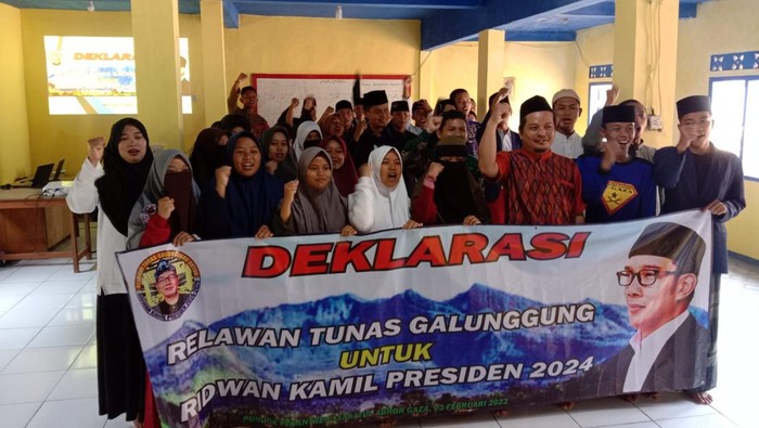 Deklarasi dukung Ridwan Kamil maju Pilpres 2024
