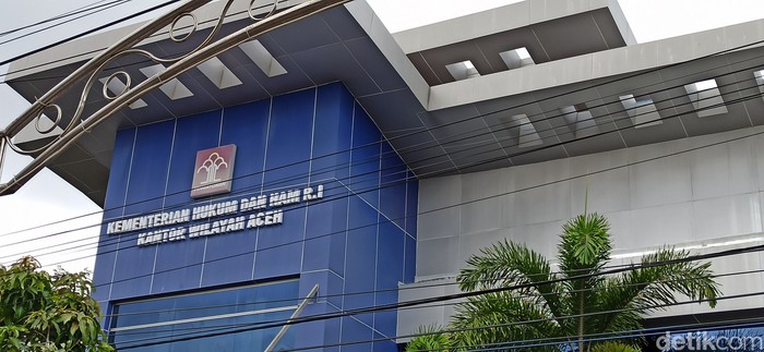 Kantor Kanwil Kemenkumham Aceh. (Agus Setyadi/detikcom)