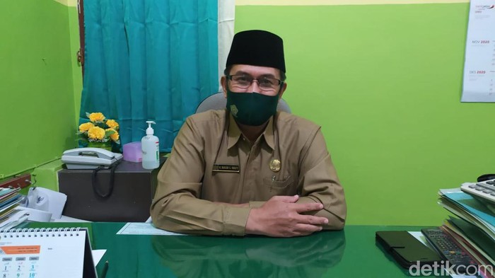 Kasi Penyelenggaraan Haji dan Umrah Kemenag Lamongan, Banjir Sidomulyo beri keterangan CJH