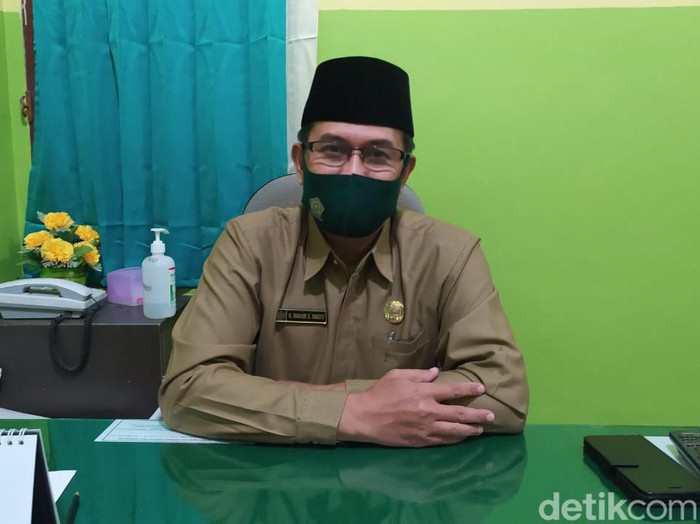 Kasi Penyelenggaraan Haji dan Umrah Kemenag Lamongan, Banjir Sidomulyo beri keterangan CJH