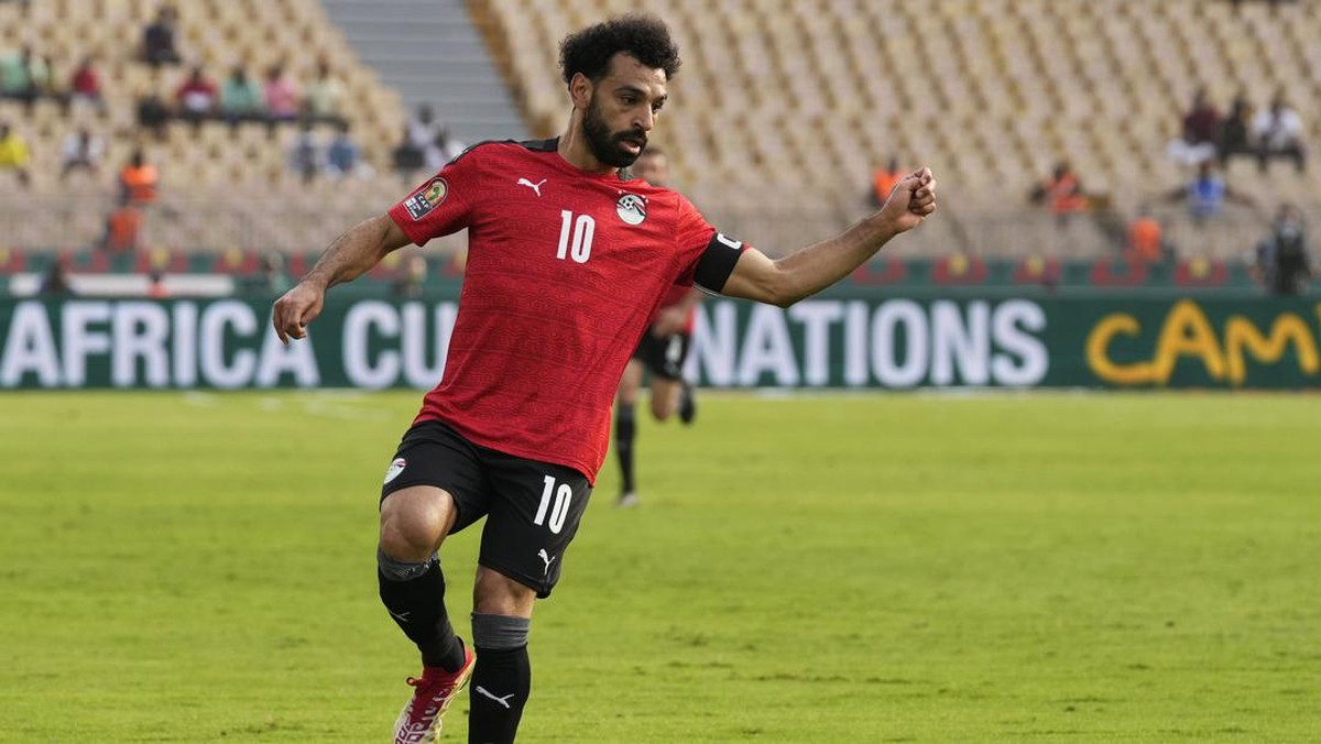 Striker Kamerun bilang Mohamed Salah itu pemain biasa-biasa saja (AP/Themba Hadebe)