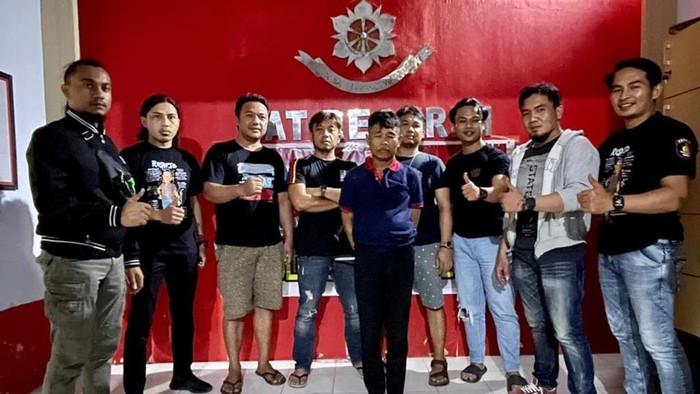 Pelaku peredaran uang palsu di Gorontalo ditangkap (Dok. Istimewa)