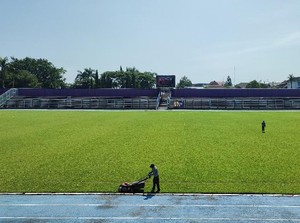 Stadion Galuh Ciamis Bersolek Sambut Liga 3 Nasional