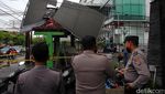 Hujan Angin di Yogya Bikin Videotron 8 Meter Tumbang