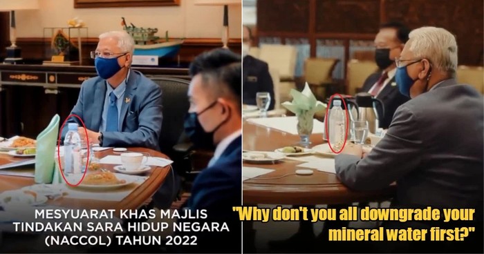 Warganet Malaysia Geram Melihat Pejabat Minum Air Mineral Mahal