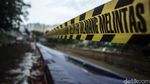 Awas! Jalan Inspeksi Kali Ciliwung Ambles