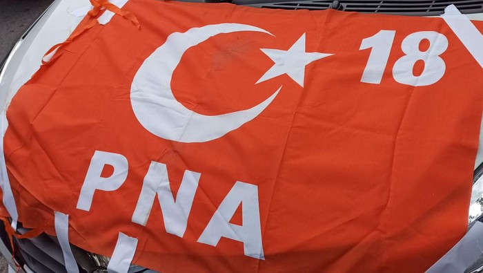 Bendera Partai Nanggroe Aceh (PNA) (Agus Setyadi-detikcom)