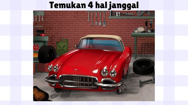 Ada beberapa hal yang tidak masuk akal di deretan gambar ini. Kalau kamu jeli seharusnya mudah menemukan apa saja yang aneh.