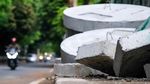 Duh, Material Sumur Resapan di Lebak Bulus Ganggu Akses Pejalan Kaki