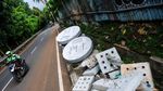 Duh, Material Sumur Resapan di Lebak Bulus Ganggu Akses Pejalan Kaki
